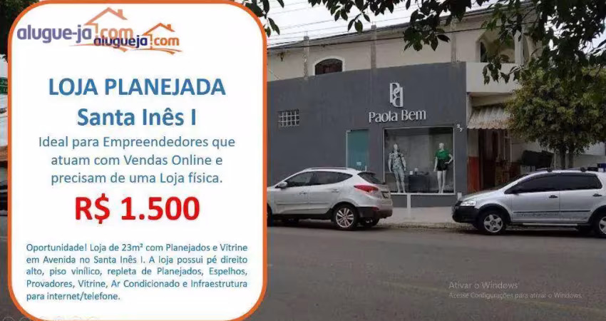 Loja para alugar, 23 m²  - jardim santa inês i - são josé dos campos/sp
