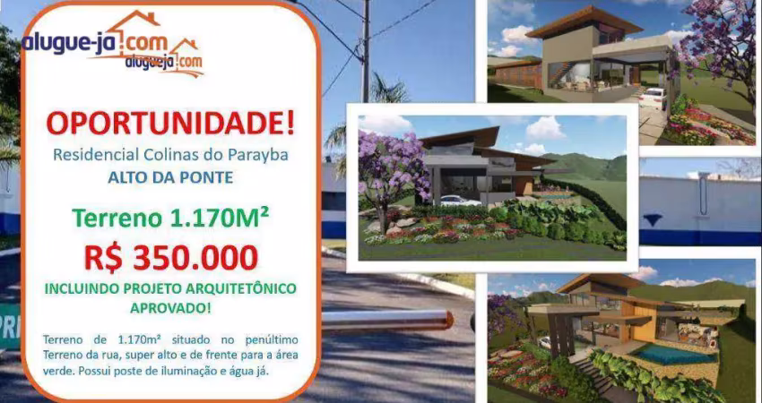 Terreno à venda, 1170 m² por r$ 350.000,00 - alto da ponte - são josé dos campos/sp