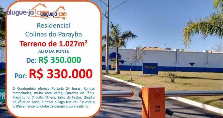 Terreno à venda no alto da ponte - são josé dos campos/sp com 1027 m²