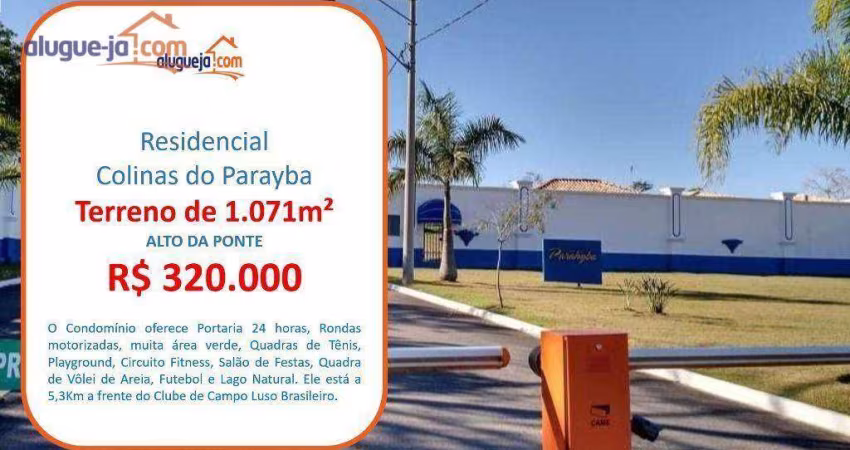 Terreno à venda no Alto da Ponte - São José dos Campos/SP com 1071 m²