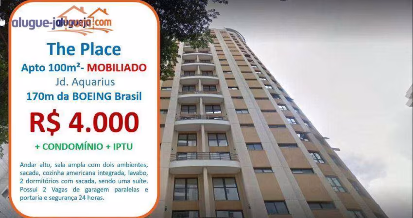 Apartamento com 2 dormitórios para alugar, 100 m² por R$ 5.271,44/mês - Jardim Aquarius - São José dos Campos/SP