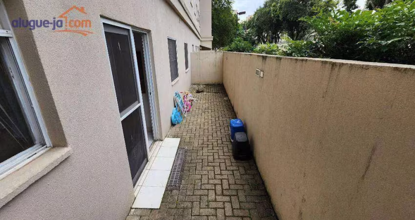 Apartamento térreo com quintal com 2 dormitórios à venda, 60 m² por r$ 280.000 - jardim copacabana - são josé dos campos/sp