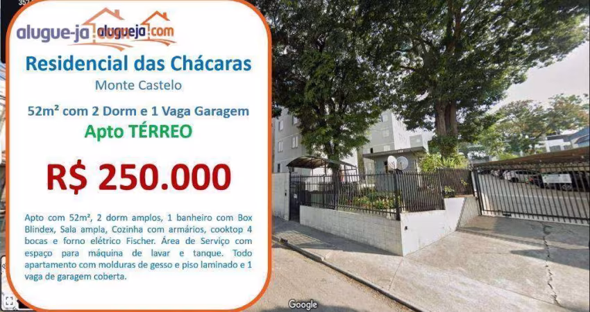 Apartamento à venda no Monte Castelo - São José dos Campos/SP com 52 m²