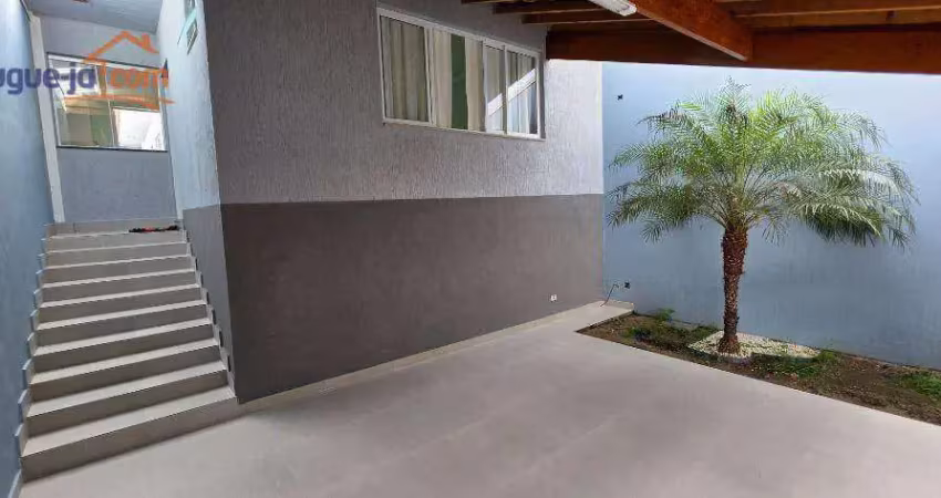 Casa com 2 dormitórios para alugar, 109 m² por r$ 3.418,00/mês - villa branca - jacareí/sp
