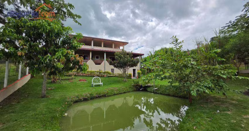 Chácara escriturada com 3 dormitórios à venda, 1100 m² por r$ 750.000 - marambaia - caçapava/sp