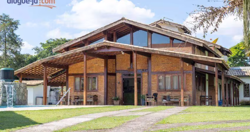 Chácara com 4 dormitórios, 1900 m² - venda por r$ 2.650.000 ou aluguel por r$ 10.800/mês - almeida prado - igaratá/sp
