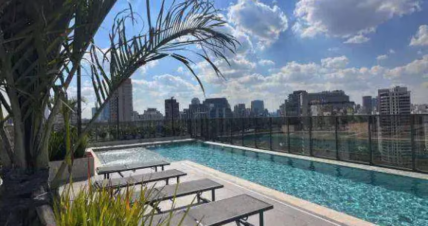 Apartamento com 1 dormitório para alugar, 25 m² por r$ 4.500,00/mês - vila olímpia - são paulo/sp