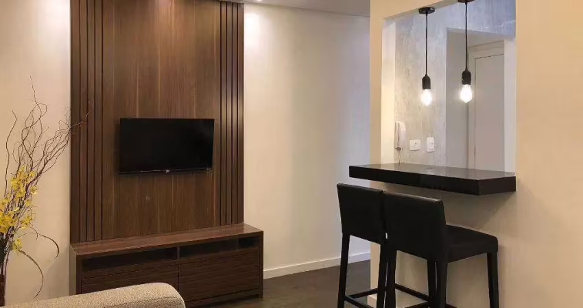 Apartamento mobiliado para alugar no jardim esplanada com 1 quartos e 40 metros.