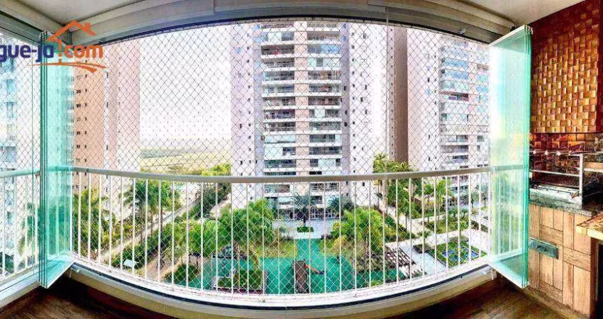 Apartamento com 2 dormitórios para alugar, 105 m² por r$ 5.189,00/mês - jardim das indústrias - são josé dos campos/sp