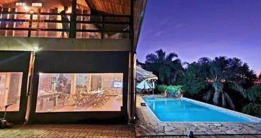 Chácara com 4 dormitórios para locação ou venda, 1200 m² - estância santa maria do laranjal - atibaia/sp