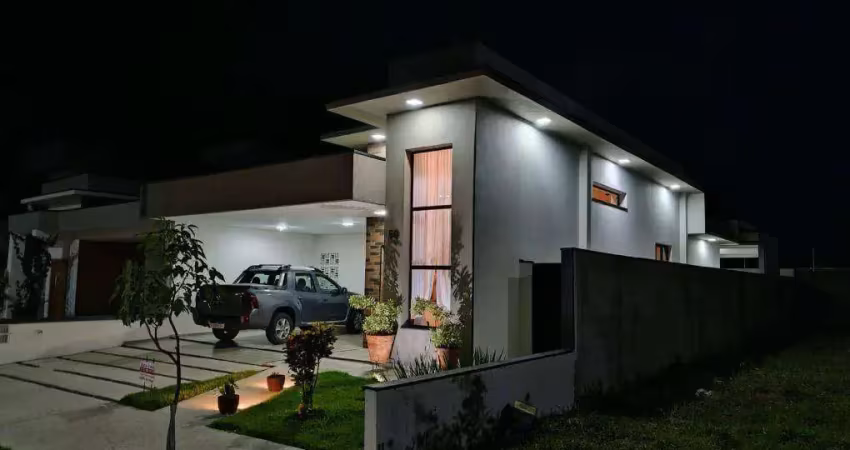 Casa térrea moderna com espaço gourmet – 3 dormitórios (1 suíte) – quintal amplo – 4 vagas
