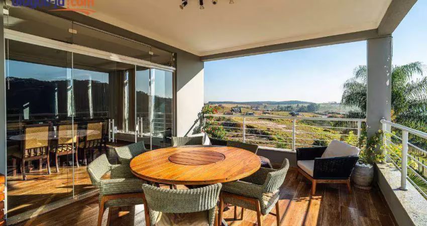 Sobrado com 4 dormitórios, 565 m² - venda por r$ 2.390.000,00 ou aluguel por r$ 15.800,00/mês - condomínio terras de santa mariana - caçapava/sp