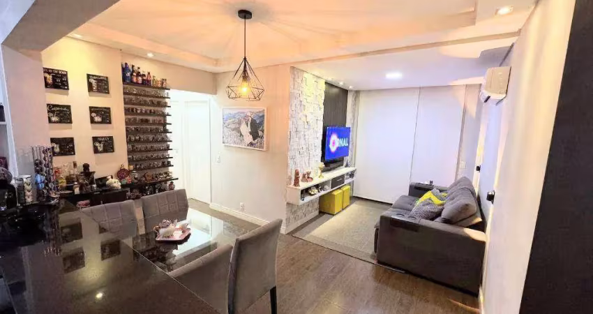 Apartamento com 2 dormitórios à venda, 60 m² por r$ 495.000 - jardim américa - são josé dos campos/sp