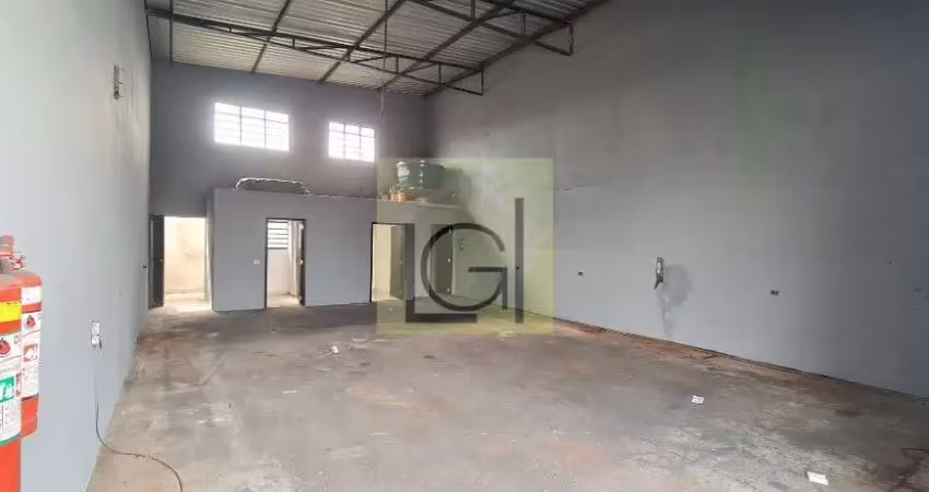 Imóvel comercial para locação em itu-sp: barracão no jardim santa rosa c/ 1 sala, 1 banheiro, 3 vagas e 160m² de área