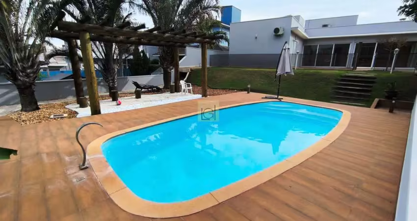 Casa para locação em itu-sp: imóvel de alto padrão com 3 quartos, 3 suítes e 258m² no condomínio residencial santa monica.