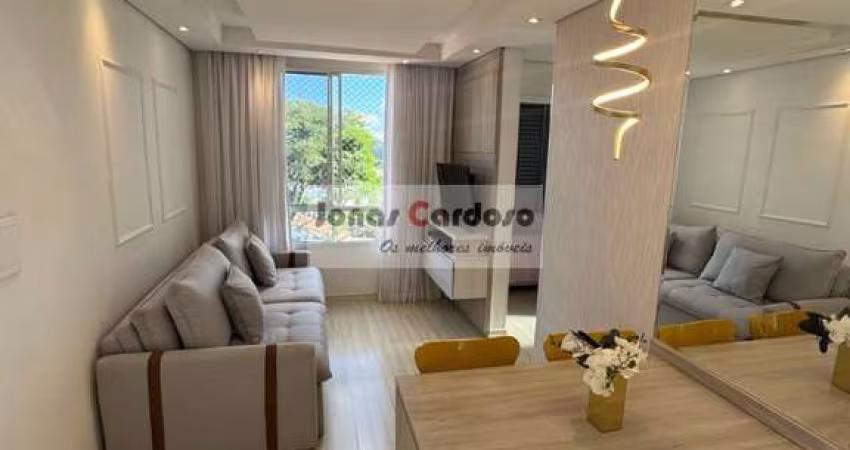 Apartamento à venda no Cond. Ideal Cores, no bairro César de Souza: 2 quartos, sala, 1 vaga garagem. Por R$: 265 mil - Mogi das Cruzes-SP