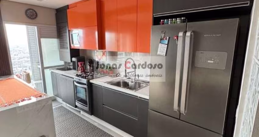Apartamento Porteira Fechada à venda em Mogi Moderno, Mogi das Cruzes-SP: 2 quartos, 1 suíte, 1 sala, 2 banheiros, 5 vagas de garagem. Por 900 Mil.