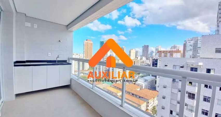 2 suítes, varanda, lazer completo, boqueirão, santos