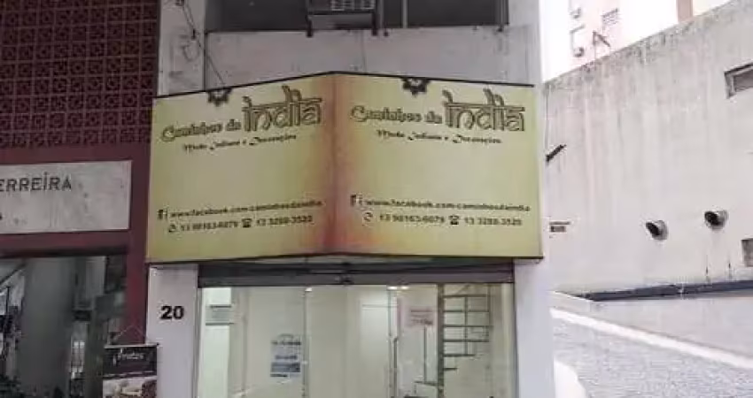 Ponto comercial para alugar no Gonzaga, Santos 