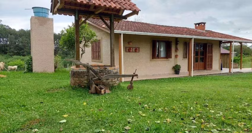 Chácara com 3 dormitórios à venda, 5000 m² por r$ 585.000,00 - vila imperial - gravataí/rs