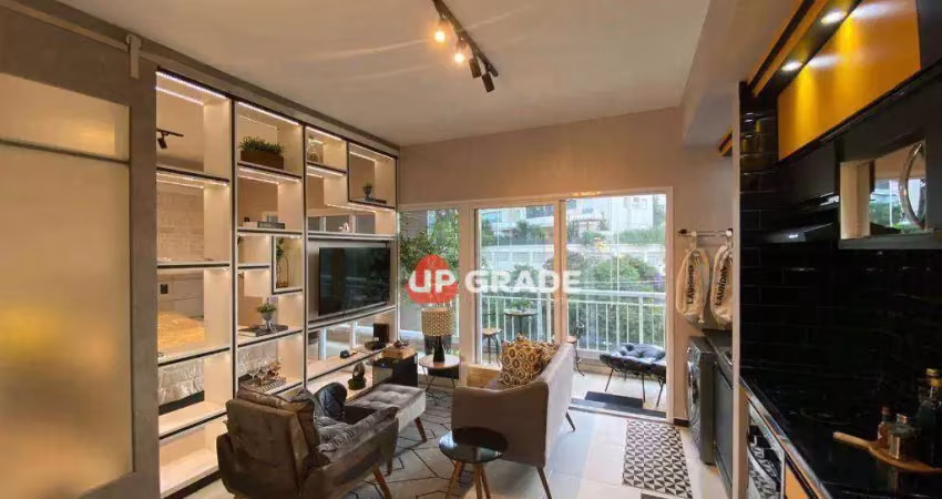 Apartamento à venda, 50 m² por r$ 690.000,00 - edifício trix tamboré - santana de parnaíba/sp