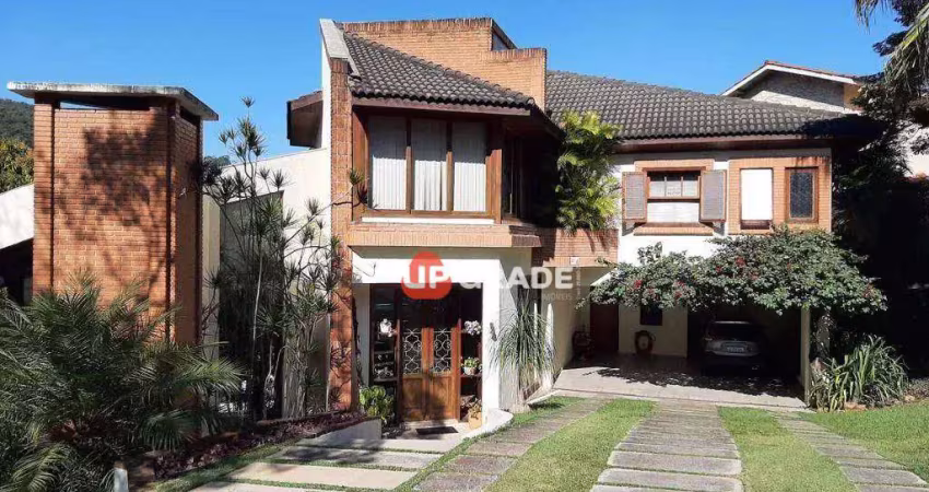 Casa com 4 dormitórios à venda, 500 m² por r$ 3.300.000,00 - alphaville residencial 10 - santana de parnaíba/sp
