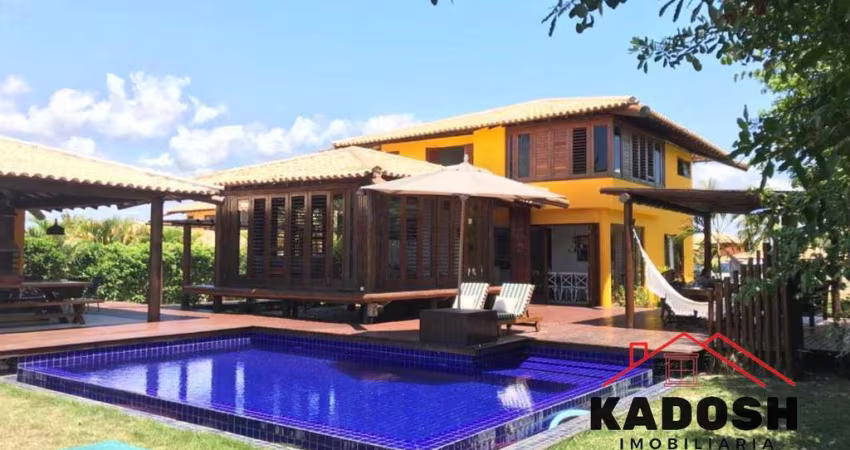 Casa de luxo  para venda em condomínio na Costa do Sauípe: 4 quartos, 4 suítes, 1 sala, 6 banheiros e 1.400,00m² de área. Venha conferir!