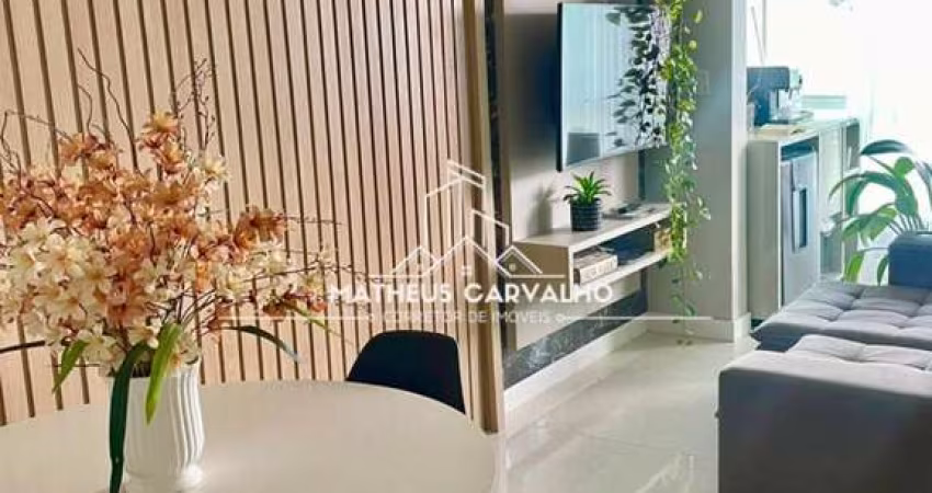 Apartamento à venda no Vila de Espanha em Feira de Santana-BA, Mobiliado, 2 quartos, 1 suíte, 1 sala, 2 banheiros, 1 vaga, 60m².