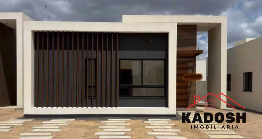 Imperdível Casa em Condomínio à Venda em Feira de Santana-BA, Bairro Registro: 3 Quartos, 1 Sala, 2 Banheiros, 3 Vagas de Garagem, 92,32m²!