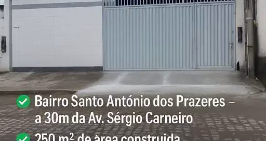 Galpão para locação localizado no bairro santo antonio dos prazeres em feira de santana