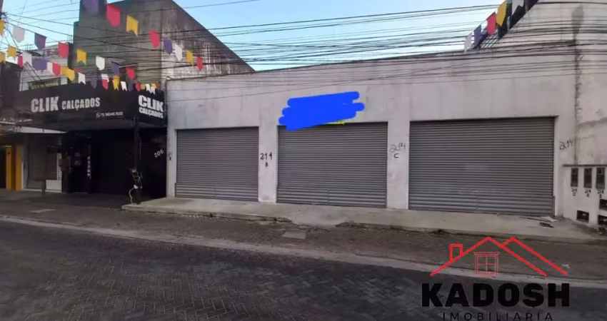 Lojas comerciais para locação localizado no centro em feira de santana