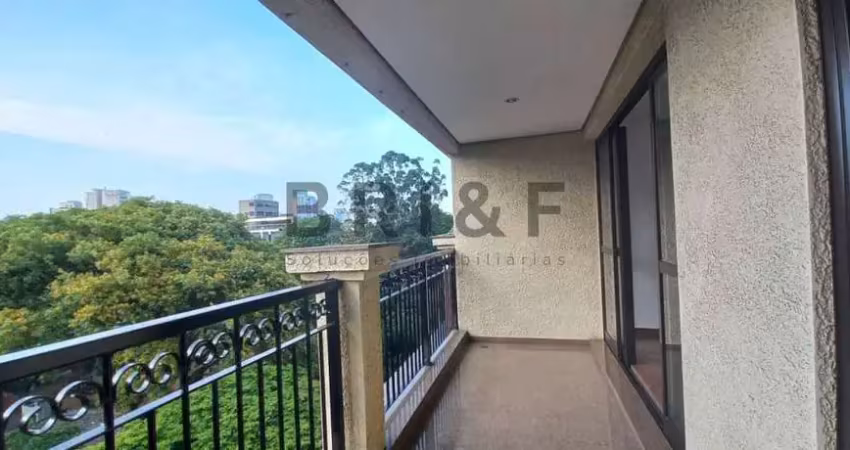 Apartamento para locação, 135m², 4 quartos sendo 2 suítes, varanda e 2 vagas. Brooklin, SP.