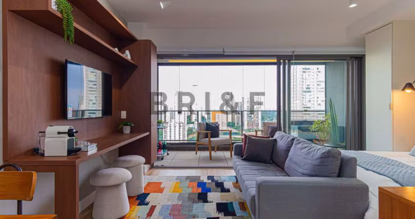 APARTAMENTO PARA LOCAÇÃO NO BROOKLIN - HABITARTE VERDE 41 M², 1 DORM, 1 VAGA - SÃO PAULO