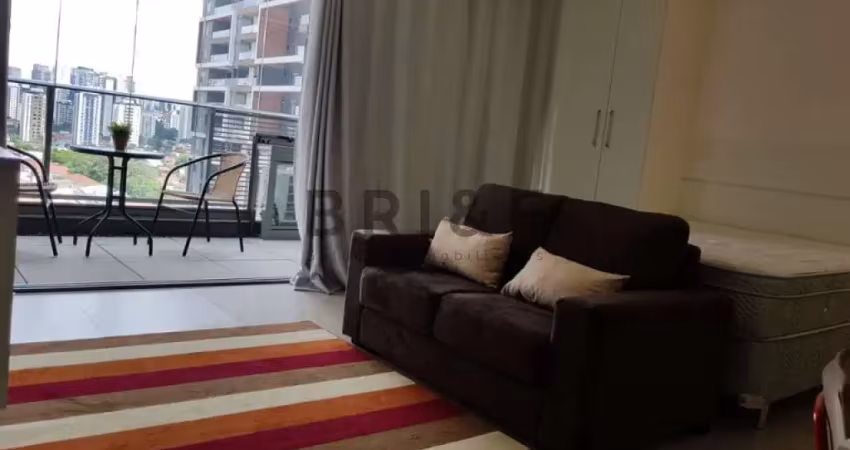 Apartamento para locação no brooklin - habitarte verde 44 m², 1 dorm, 1 vaga mobiliado - são paulo