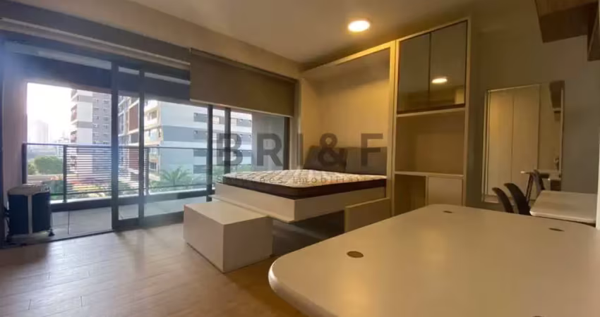 Habitarte para locação 1 quarto, 1 vaga, 1 banheiro, 44m , brooklin, são paulo,sp