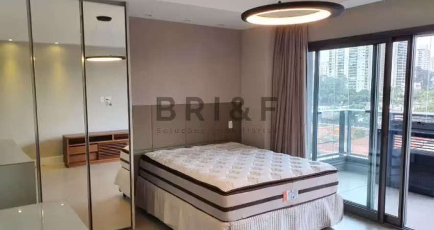 Apartamento a venda no brooklin - habitarte verde 45 m², 1 dorm, 1 vaga mobiliado - são paulo