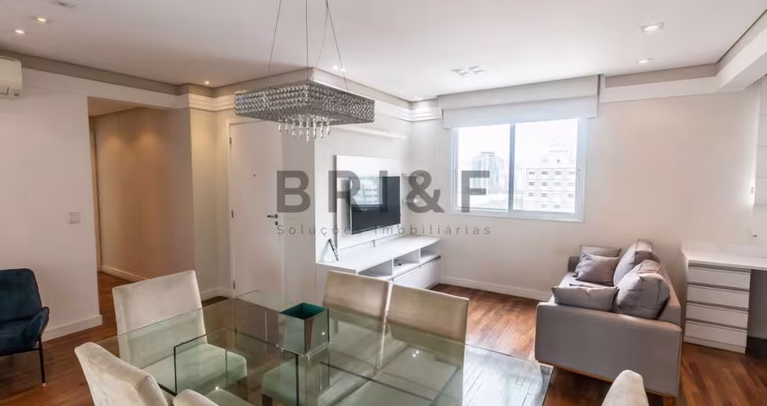 APARTAMENTO PARA ALUGAR COM 97M²,MOBILIADO, 1 SUÍTE E 1 VAGA NO ITAIM BIBI