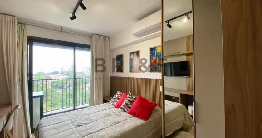 Studio para locação - mobiliado - campo belo - são paulo