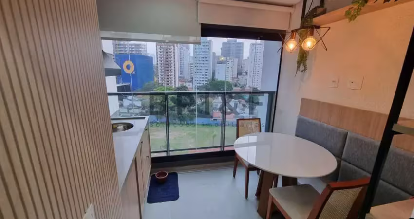 Apartamento para locação ao lado do metrô brooklin com  63m², mobiliado e com vaga !