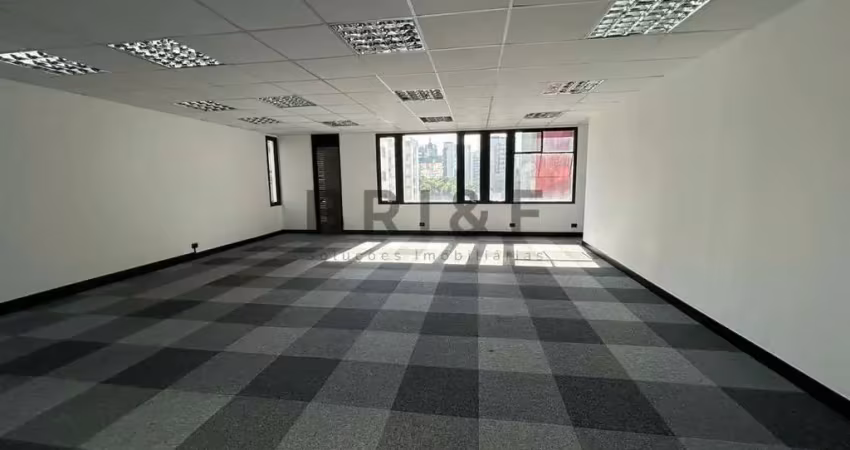 Sala comercial para locação na berrini no brooklin, 104m², 1 copa, 3 banheiros, 2 vagas