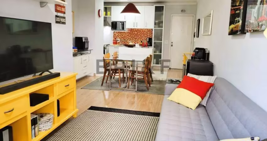 Apartamento mobiliado campo belo para locação 1 dorm., 1 vaga