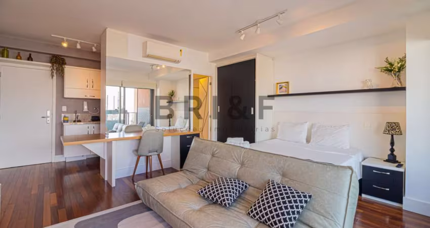 APARTAMENTO PARA LOCAÇÃO E VENDA NO BROOKLIN - HABITARTE VERDE 41 M², 1 DORM, 1 VAGA - SÃO PAULO