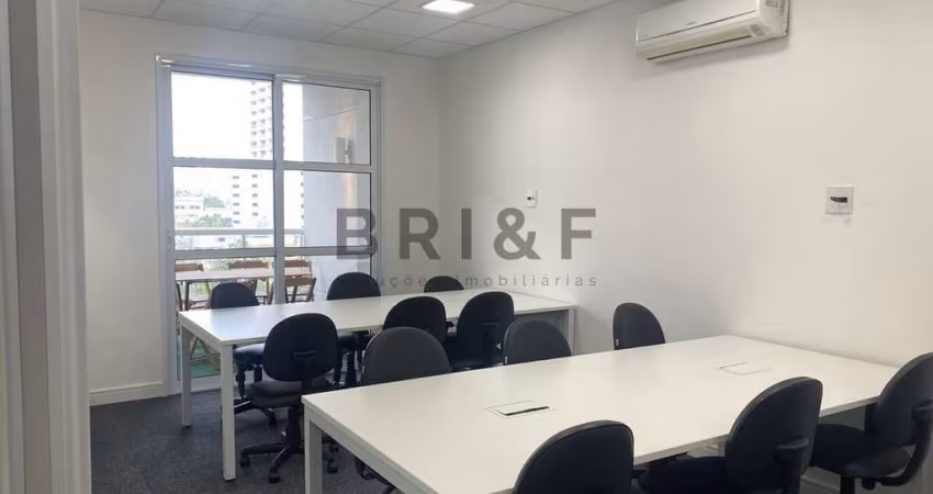 Sala/Conjunto Comercial mobiliada na Chucri Zaidan