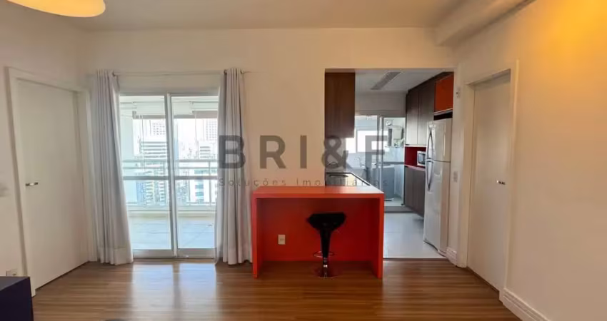 Apartamento para alugar - 52m² - 1 dorm. (suíte), 1 vaga, lavabo - vision brooklin