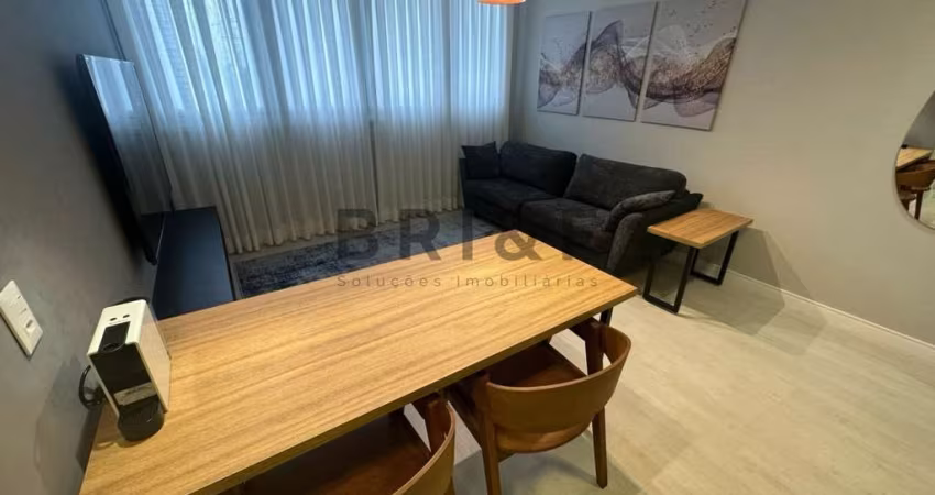 Apartamento para alugar - 38m² - 1 dormitório, 1 vaga - mobiliado - Chácara Santo Antônio