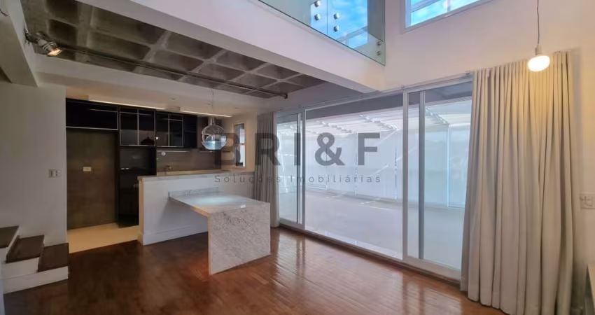 Apartamento Duplex, 1 Dormitório, 2 vagas, 118m² - Campo Belo - São Paulo