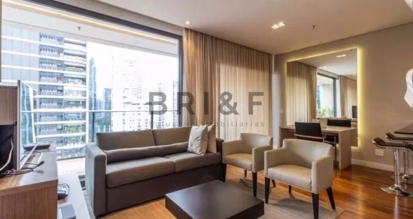 APARTAMENTO PARA ALUGAR COM 60M², 1 DORMITÓRIO E 1 VAGA NA VILA OLÍMPIA MOBILIADO