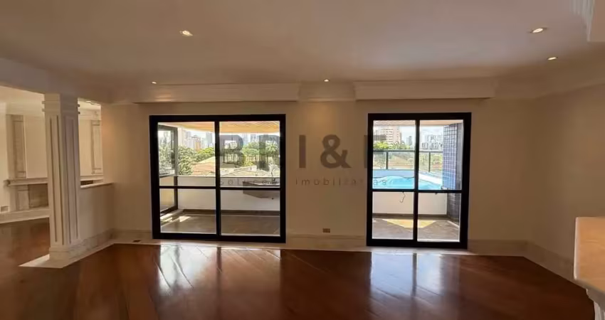 Apartamento  a venda e locação com 216m², 3 dormitórios, 3 suítes e 3 vagas no brooklin