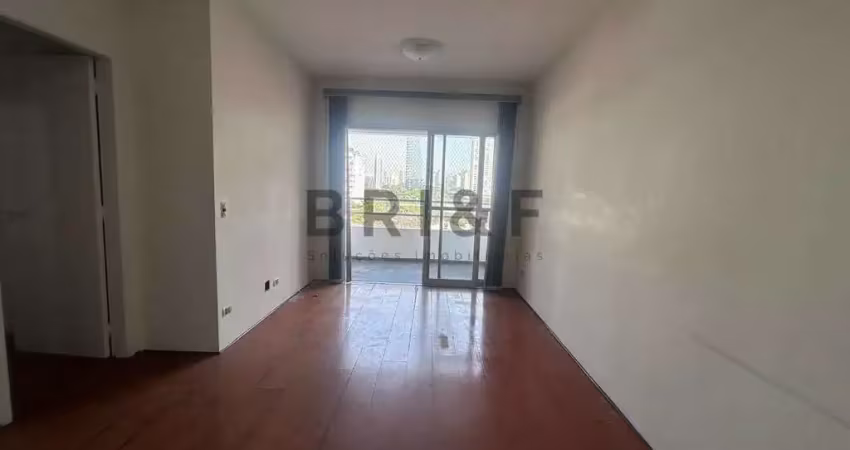 Apartamento para locação no brooklin, 78m², 2 dormitórios (1 suite), 1 vaga