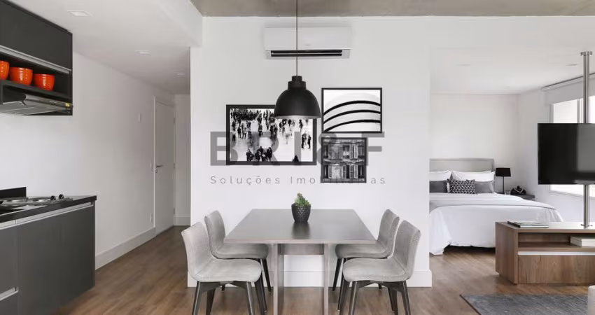 Apartamento para locação, 63m², 1 suíte, 1 lavado, varanda e 1 vaga. Cidade Monções, SP.